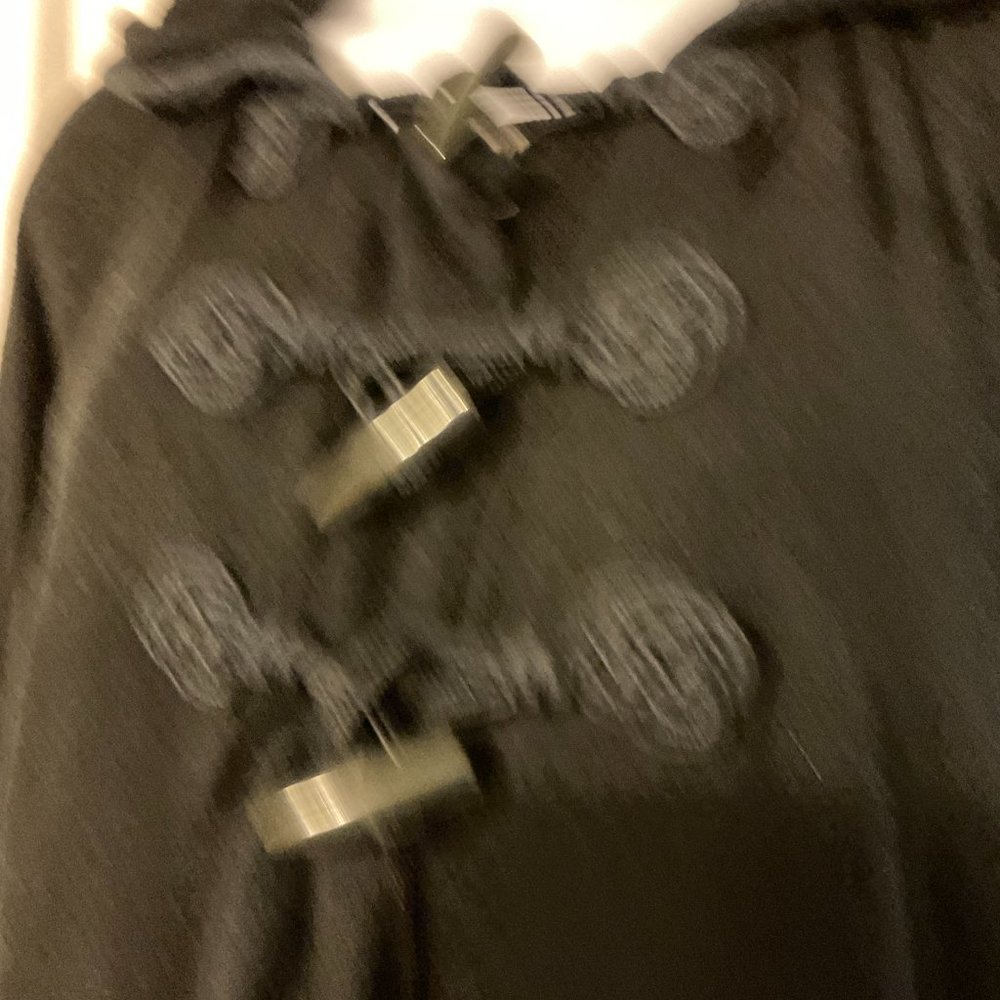 Marc by Marc Jacobs Jacket XS Black Collar Pockets Puff Long 3/4 Sleeve - Picture 4 of 8